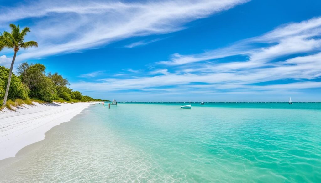 Anna Maria Island white sand beach