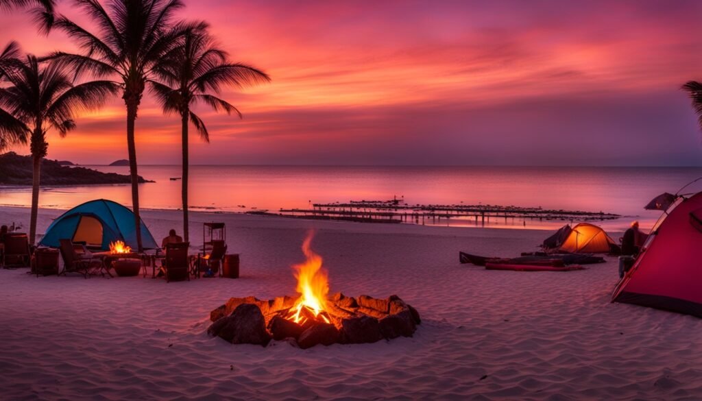 Central Gulf Coast beach camping