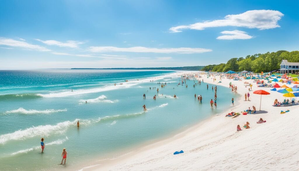 Child-Safe Swimming at Henderson Beach State Park