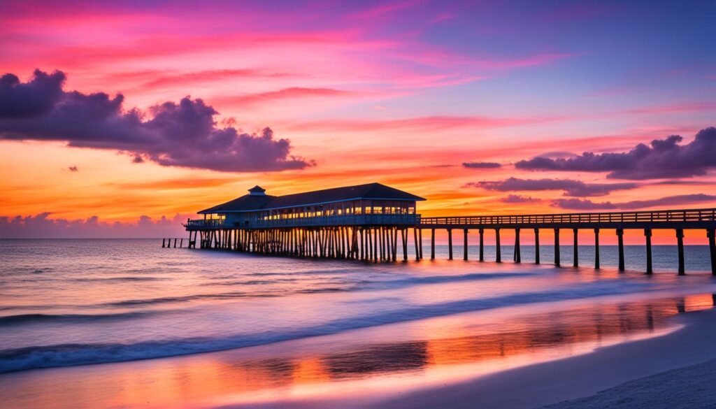 Naples Pier at sunset