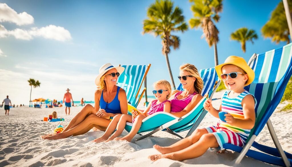 Naples beaches with amenities for families