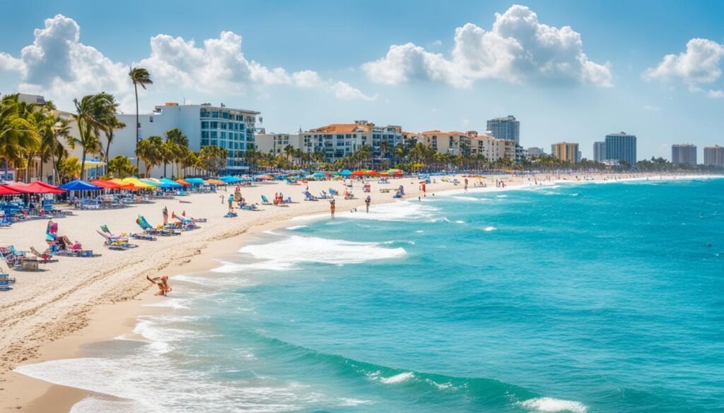 Pristine beaches of Deerfield Beach