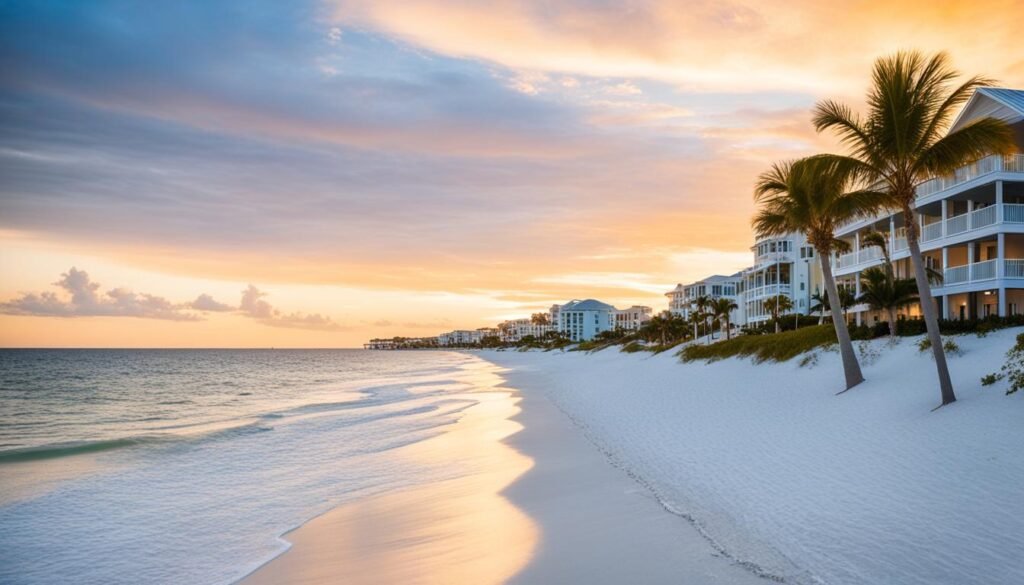 Seagate Beach in Naples, Florida