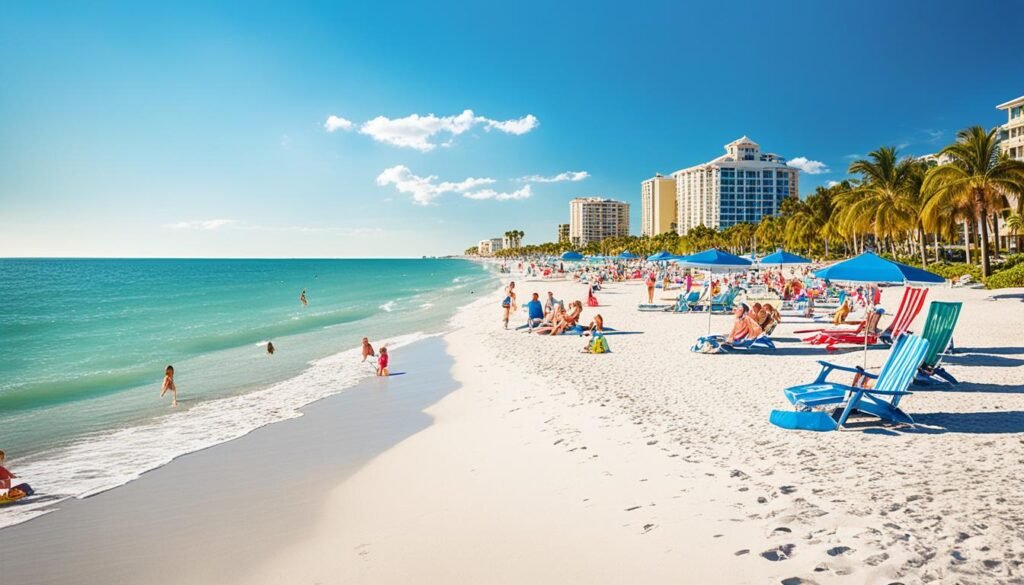 sandy beaches perfect for families Naples