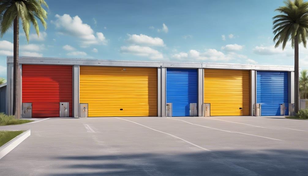 accessible drive up storage units