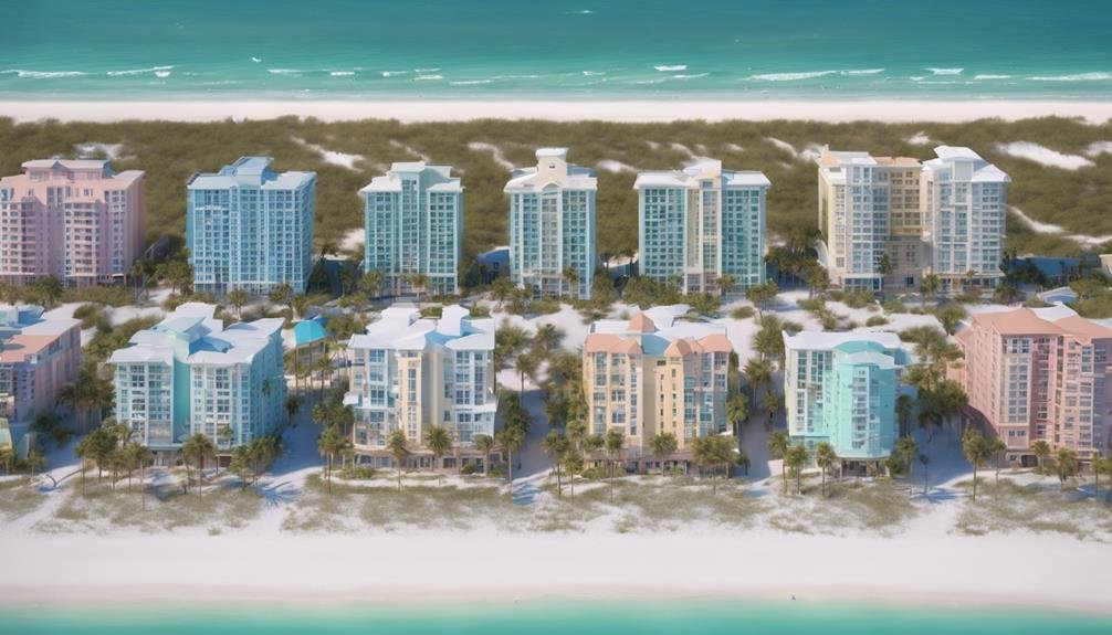 beachfront condo popular locations