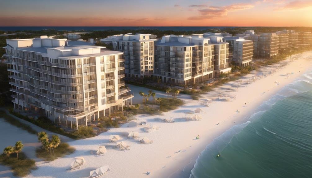 beachfront condominium complex fort walton