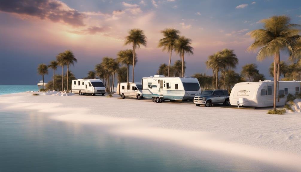 beachfront recreational vehicle resorts