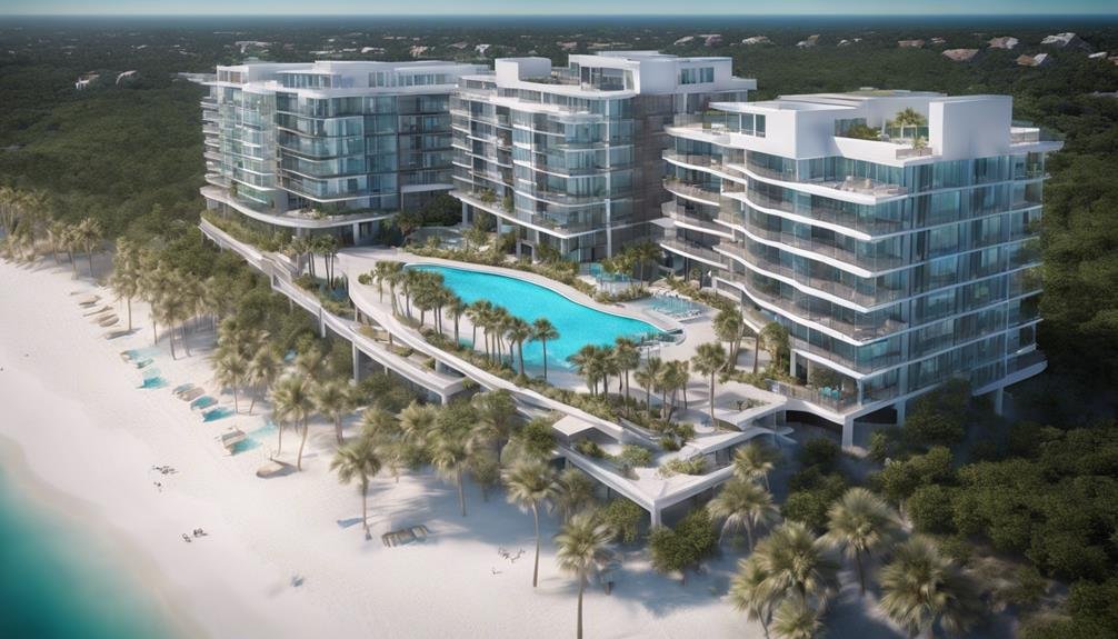 beachfront residences by the waters