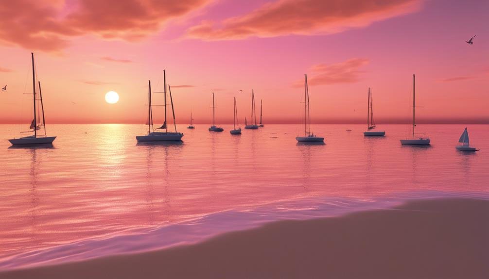 breathtaking seaside sunsets