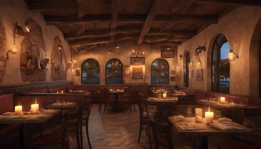 cozy italian dining in pompano