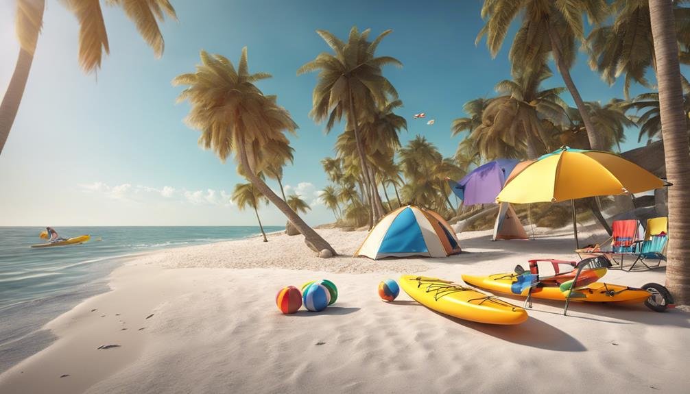 family friendly beach camping florida