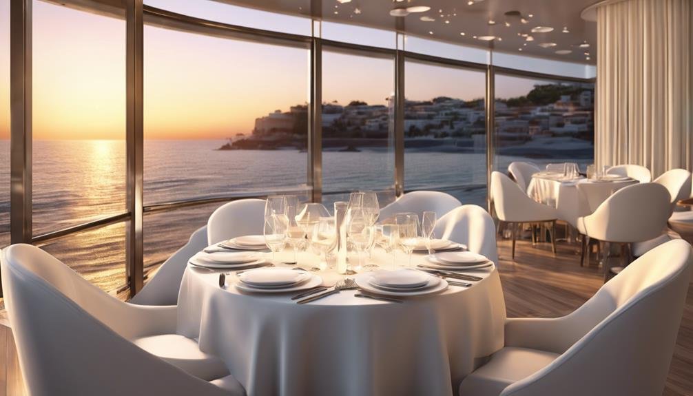 sophisticated maritime dining experiences