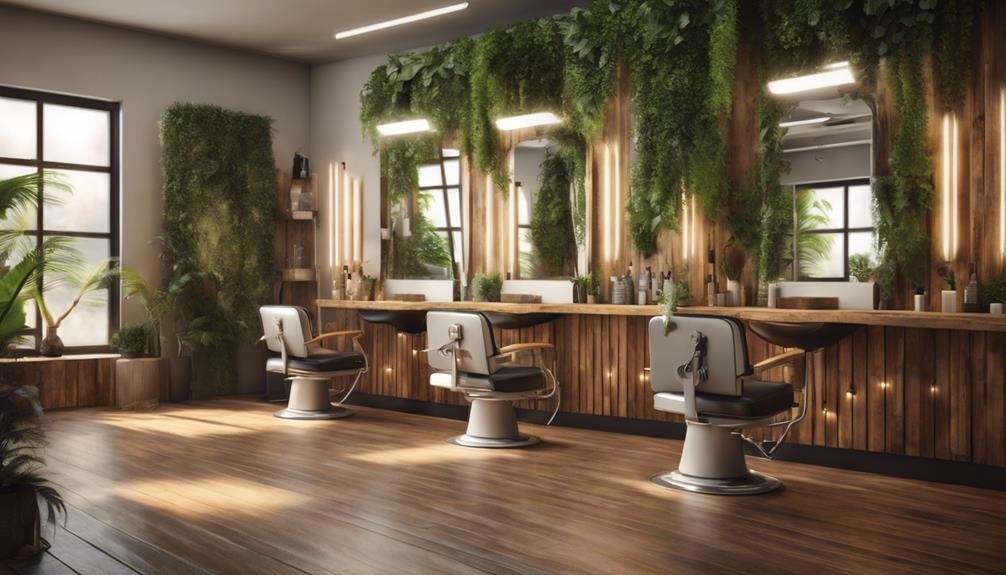 sustainable salon services offered