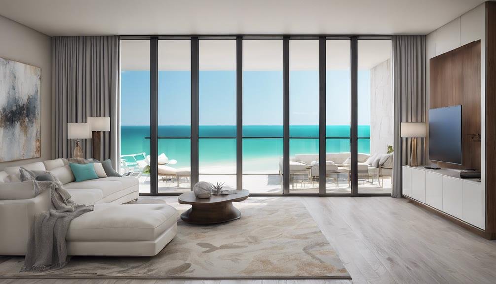 upscale beachfront condominium accommodations