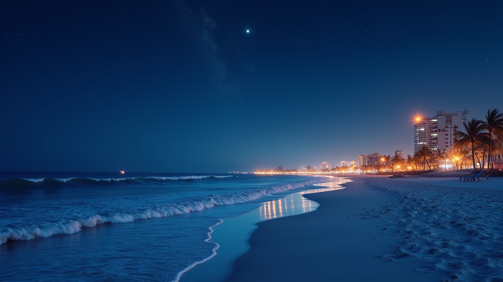 Detailed Guide: Experiencing a Florida Beach at Night